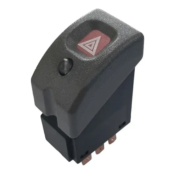 Tecla Baliza Corsa/classic Sin Alarma Color Negro