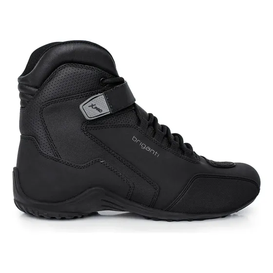 Borcego Hombre Cuero Botita Zapato Motocicleta Moto Briganti