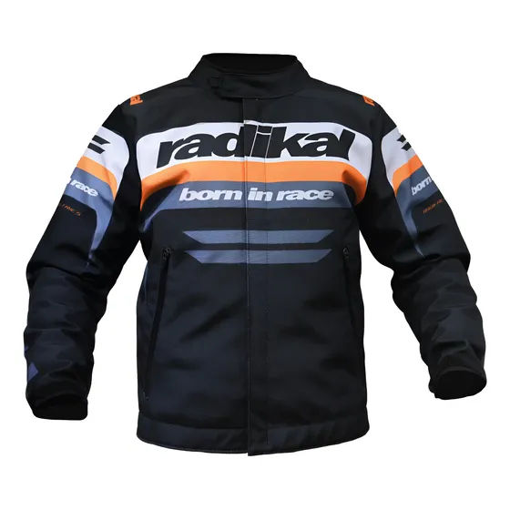 Campera Street Moto Calle Rx1 Naranja Radikal