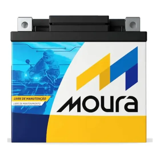 Bateria Moto Moura 12v 6ah Ma6-d Honda Nx 400 Falcon