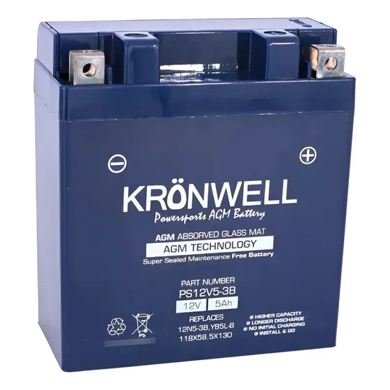 Bateria Moto Gel Kronwell Guerrero G 110 Warrior
