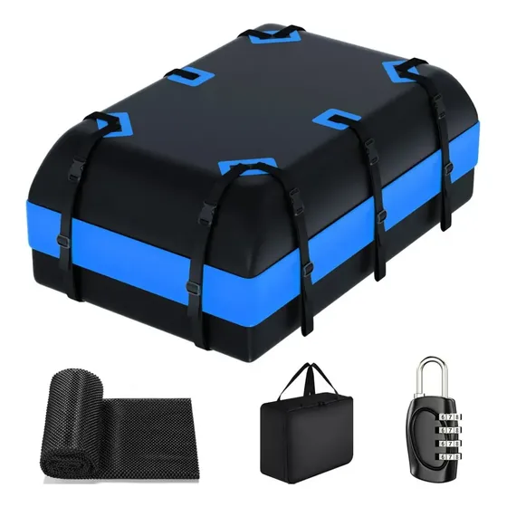 Bolso Portaequipaje De Techo Impermeable Con Kit Completo