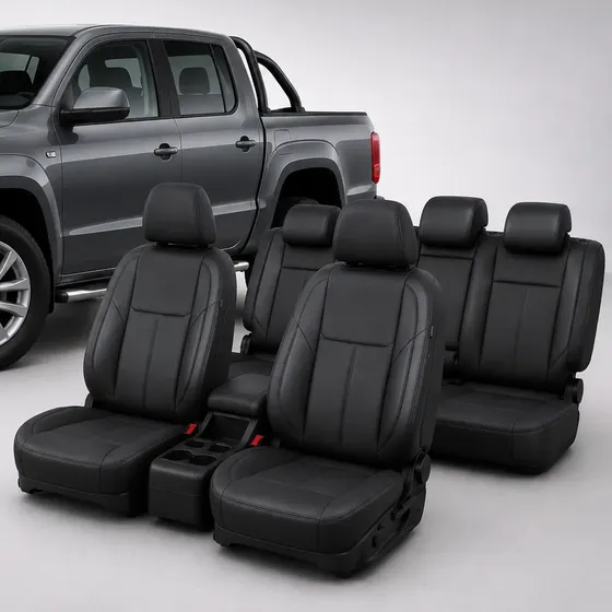 Fundas Amarok Comfortline 2015 2025 Premium Cuero Airbag