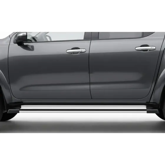 Estribos De Aluminio Frontier 2016 Al 2026  Con Soportes