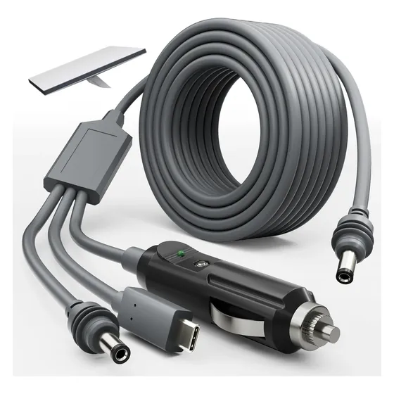 Cable Adaptador 3 En 1 Para Starlink Mini 12v Auto 5 Metros