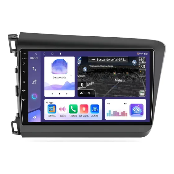 Stereo Multimedia Android Civic 2012-2015 4+64 Carplay +cam