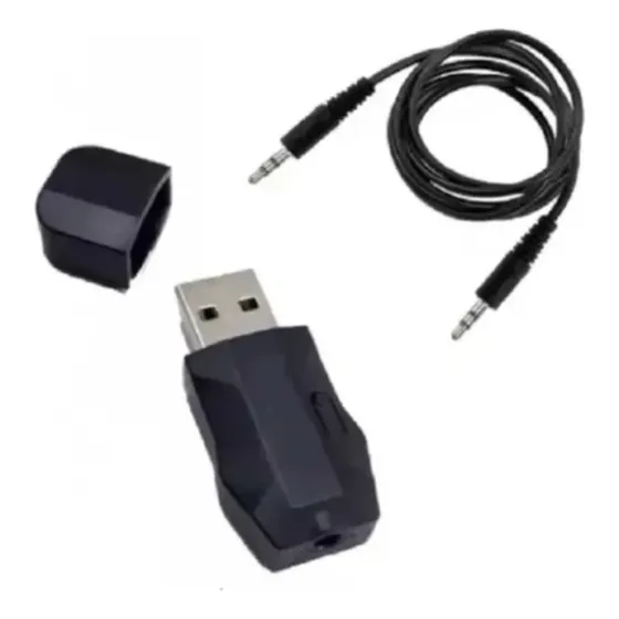 Receptor De Audio Bluetooth Para Auto Inalambrico Bt Usb Aux