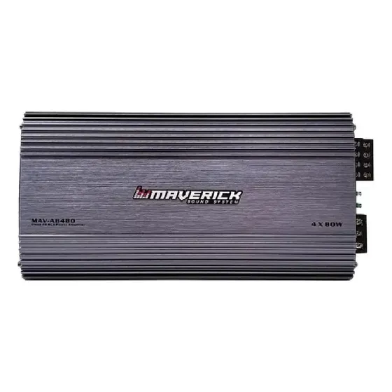 Potencia Amplificador 4 Ch 500w Clase Ab 4 Ohm Maverick