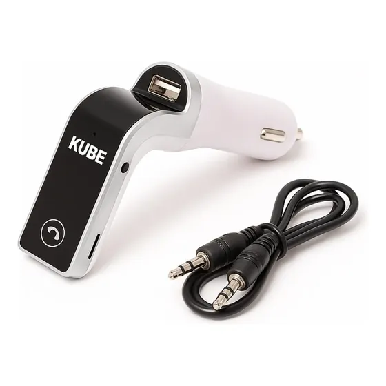 Transmisor Fm Bluetooth 12v-24v Carga Rapida Usb Dual Auto
