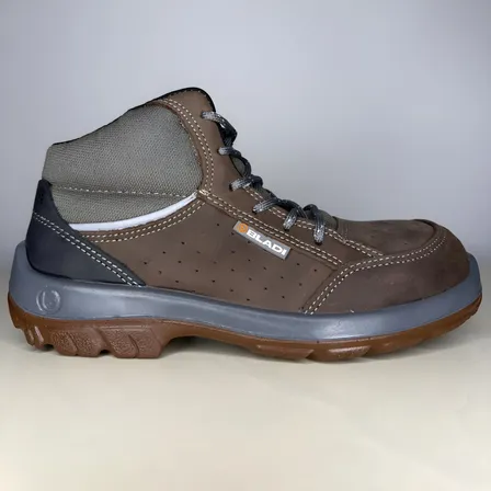 Botín Seguridad Trabajo Zapato Sin Puntera Dieléctrico 410 Marrón 41 Ar