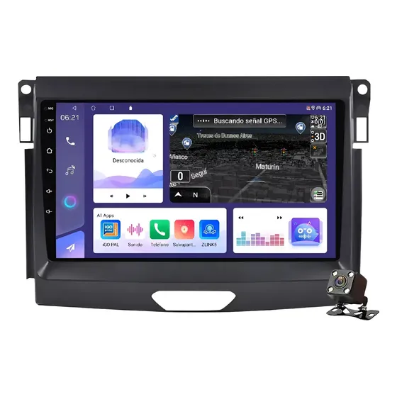 Stereo Multimedia Android 15 Ford Ranger 2018-2021 4+64 +cam