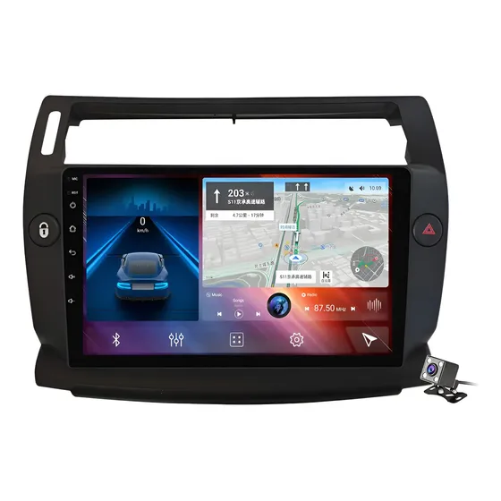 Android Multimedia Pantalla 9'' Citroen C4 4+64 Carplay Gps