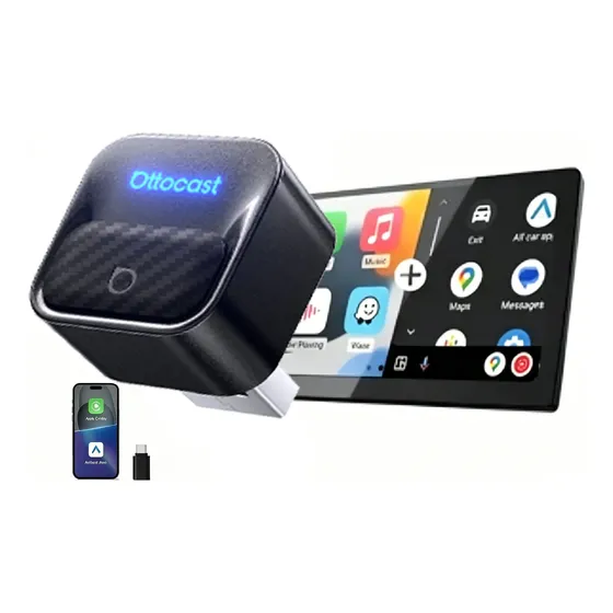 Adaptador Carplay Ottocast De Doble Teléfono Con Retitlefor