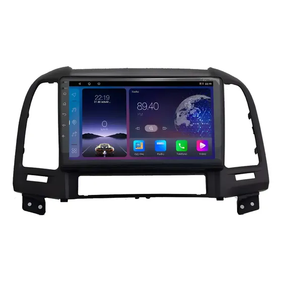 Stereo Multimedia Hyundai Santa Fe 2008/2012 4+64 +cam