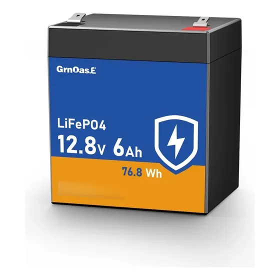 Batería Solar De Litio Greenoe Lifepo4 6ah 12.8v 76.8wh