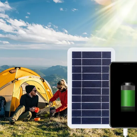 Mochila Con Cargador Solar Usb Para Notebook Y Celular Single Crystal 6w Handle