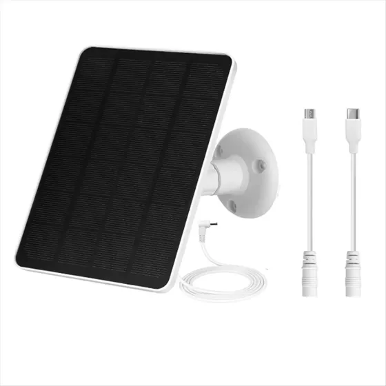 Panel Solar Para Cámara De Seguridad Exterior