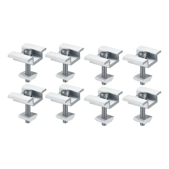 !1 Paquete De 8 Soportes De Montaje For Paneles Solares,