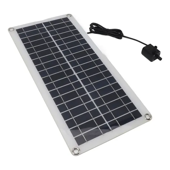 Kit De Bomba Solar Para Estanque Y Fuente, Respetuoso Con El