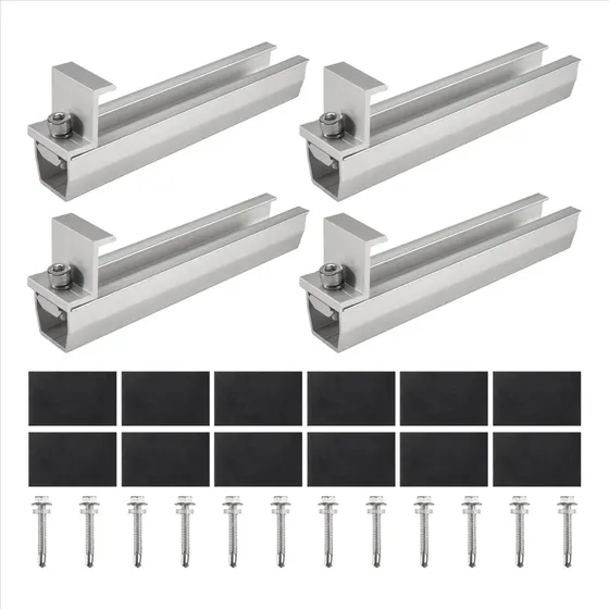 Soporte De Montaje De Panel Solar Con Centro Para Techo Trap