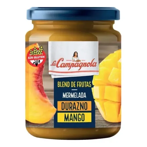Mermelada Durazno y Mango Campagnola Blend Frutas 220g