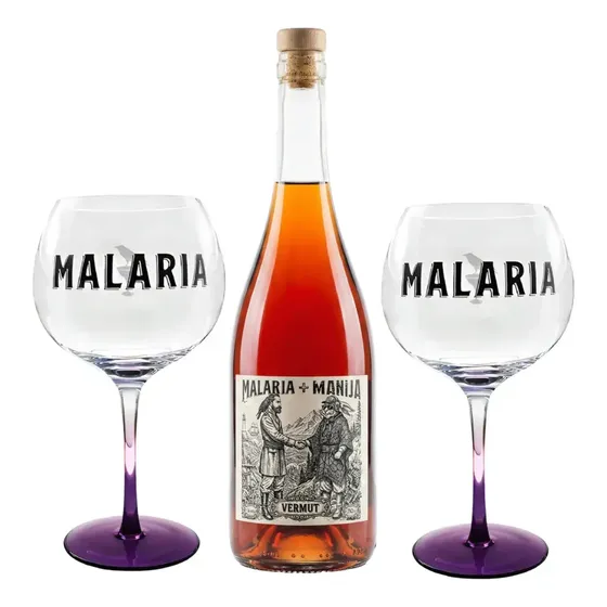Kit Vermut Malaria Manija Herbal + 2 Copones Malaria Violeta