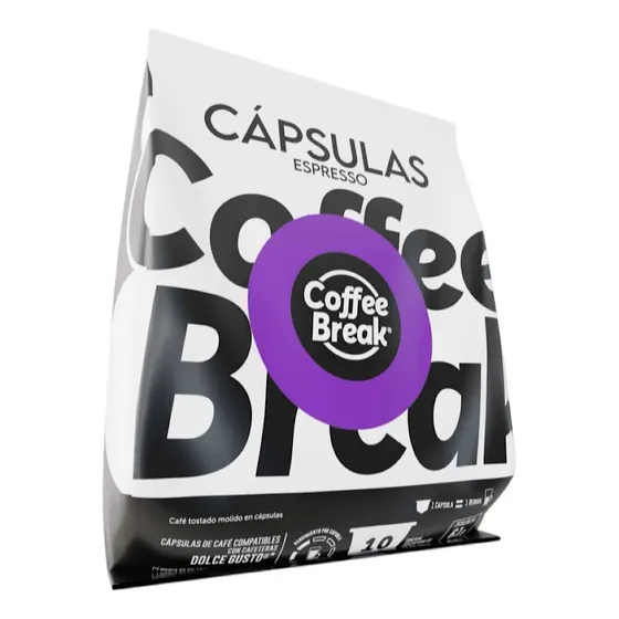 Cápsulas Coffee Break Espresso Intensidad 7 Paquete De 10 Unidades