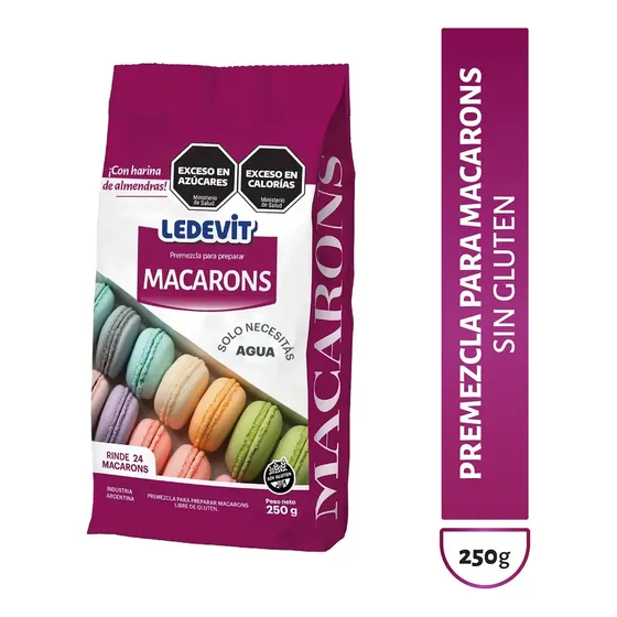 Premezcla Para Preparar Macarons Ledevit x250 G