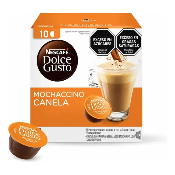 Oferta! Caja X 10 Capsulas Dolce Gusto Cafe Mocaccino Canela