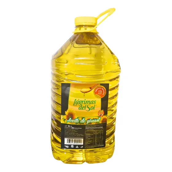 Aceite Girasol Especial Fritura, Lagrimas Del Sol 5l X4 Un.