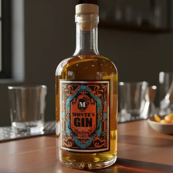 Gin Artesanal Montes 750 Ml Premium 3 Sabores