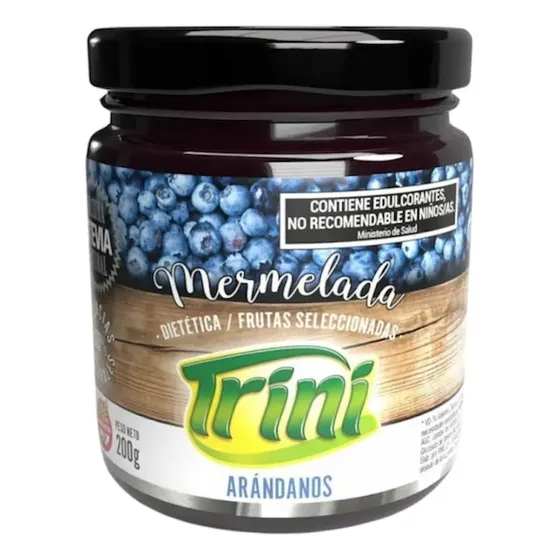 Mermelada De Arandanos Diet Con Stevia Sin Tacc 200g