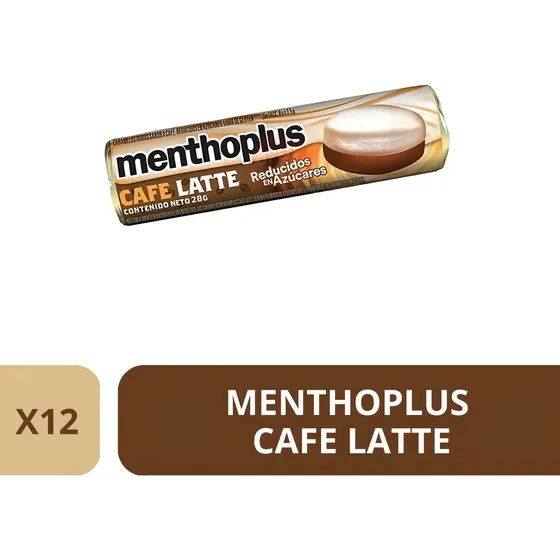 Pack x12 Pastilla Menthoplus Cafe Latte