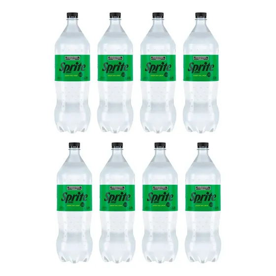 Sprite Botella 2,25l Zero Pack X8 Gaseosa