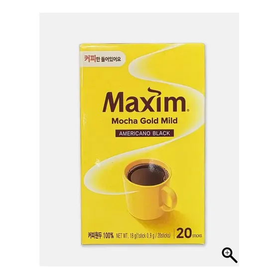 Café Coreano - Maxim - Moca Gold Mild 20 Unidades