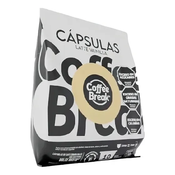 Coffee Break Latte Vainilla Compatible Dolce Gusto X 10 U