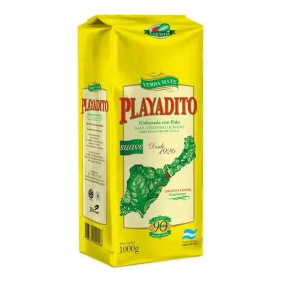 Yerba Mate Liebig Playadito Suave 1kg