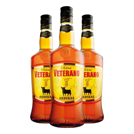 Brandy Veterano Caja X 3