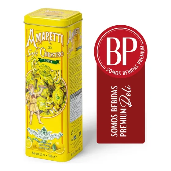 Amaretti Italiano Sabor Limon  Saronno - Lata 180g