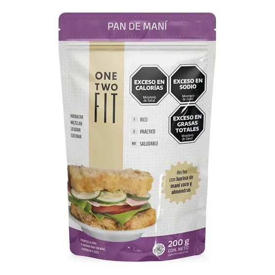 Premezcla Pan De Mani One Two Fit X 200g