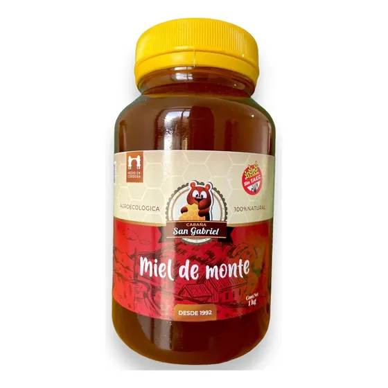 Miel Pura Cabaña San Gabriel Miel de monte miel en frasco sin TACC 1 kg