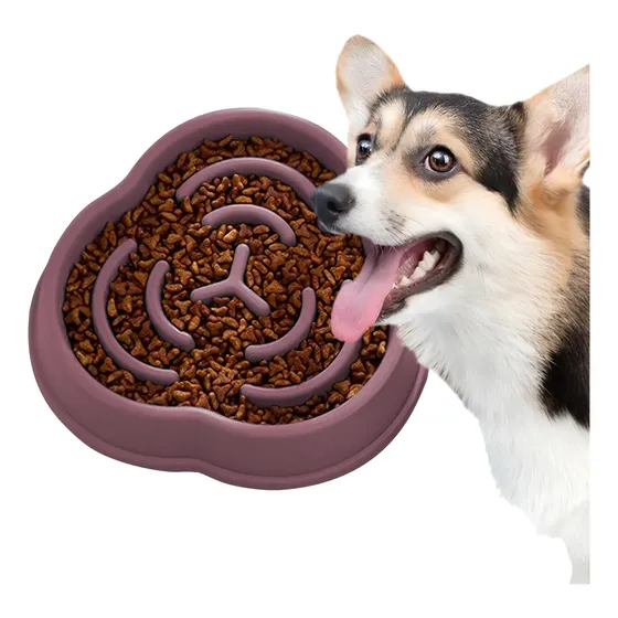 Plato Para Perros Comedero Come Lento Anti Ansiedad