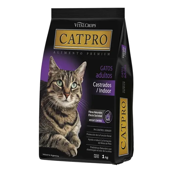 Alimento Catpro Castrados/Indoor Gato Adulto x 1 Kg