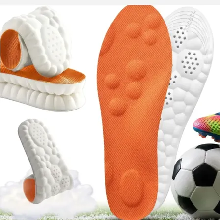 Plantillas Para Futbol Botines Deportivas Anti Impacto Pies 41-46 Gris
