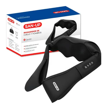 Masajeador Cervical Eléctrico Cerviair San Up Batería Recargable Usb Relajación Cuello Espalda Lumbar