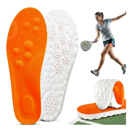 Plantillas Para Padel Deportiva Anti Impacto Confort Premiun 41-46 Negro
