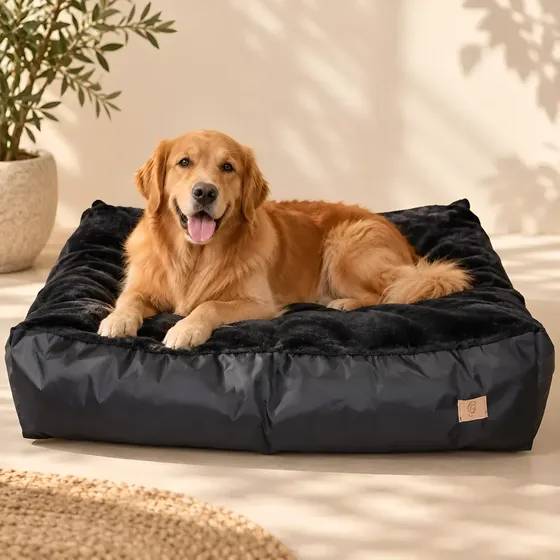 Colchoneta Cama Perro Grande Xl 100x90 Lavable Sántaro