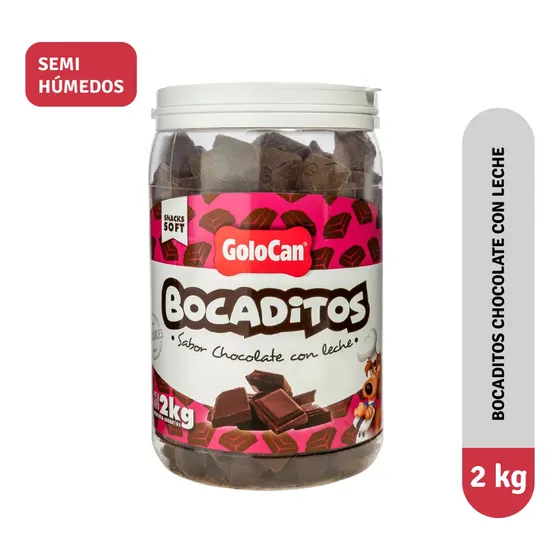 Bocaditos Golocan De Chocolate Con Leche 2kg