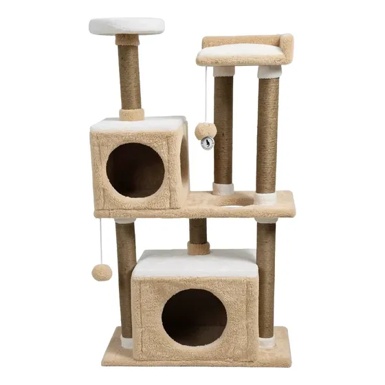 Rascador Casa Torre Arbol Cucha Gimnasio Gatos Birmano Yute