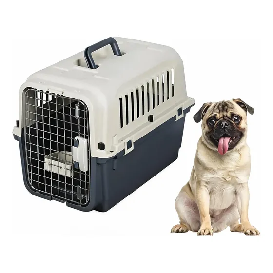 Caja Canil 70cm Transporte Perro Gato Desarme Rápido Jaula